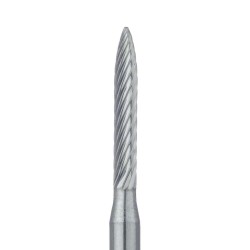 Trimming & Finishing Carbide Bur Fine 1.2mm Flame, FG