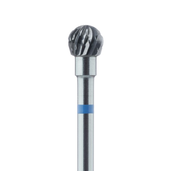 Laboratory Carbide Bur, Medium, Cross Cut, Round 5.0mm, HP