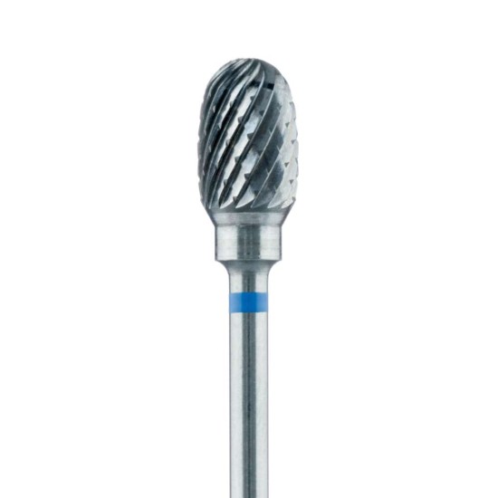 Laboratory Carbide Bur, Medium, Cross Cut, Egg 6.0mm, HP