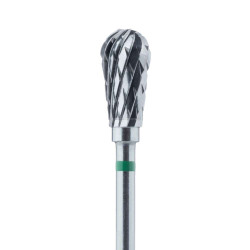 Laboratory Carbide Bur, Coarse, Cross Cut, Pear 6.0mm, HP