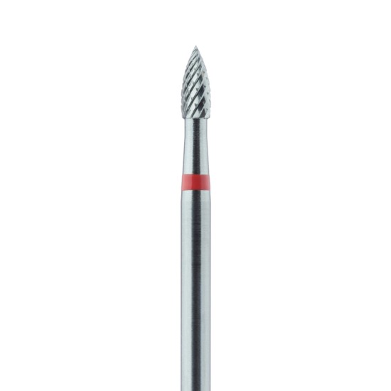 Laboratory Carbide Bur, Fine, Cross Cut, Small Flame 2.3mm, HP