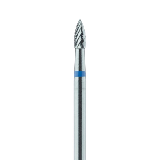 Laboratory Carbide Bur, Medium, Cross Cut, Small Flame 2.3mm, HP