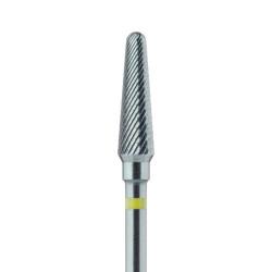Laboratory Carbide Bur, Extra Fine, Cross Cut, Round End Taper 4.0mm, HP