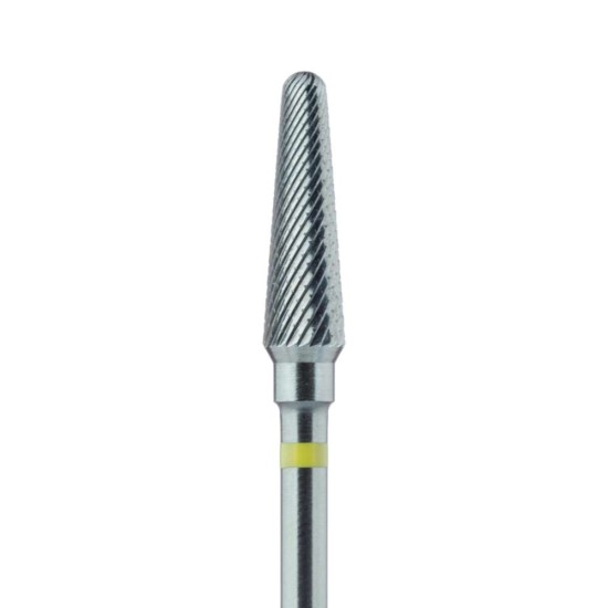 Laboratory Carbide Bur, Extra Fine, Cross Cut, Round End Taper 4.0mm, HP