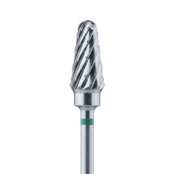 Laboratory Carbide Bur, Coarse, Cross Cut, Round End Taper 6.0mm, HP