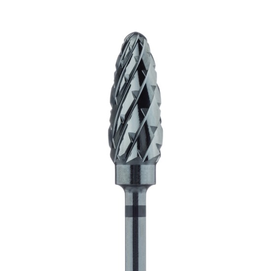 Black Cobra Laboratory Carbide Bur, Super Coarse, Cross Cut, 6.0mm, HP