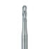 Crown Cutting Carbide Bur, Round End Cylinder Cross Cut 1.2mm FG