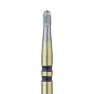 HMG34RS-012-FG Crown Cutting Carbide Bur, Round End Taper Cross Cut 1.2mm FG