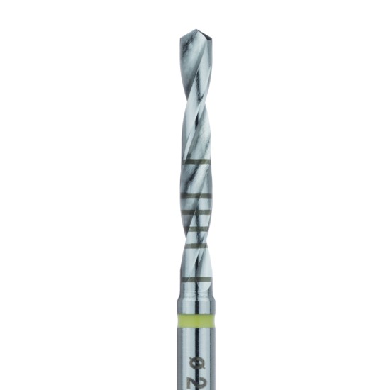 Surgery, Implant bur with depth markings, 2.0mm, 17mm Length