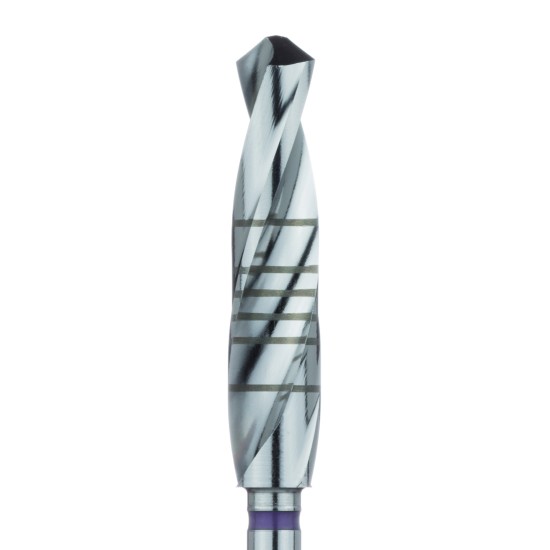 Surgery, Implant bur with depth markings, 4.0mm, 20mm Length