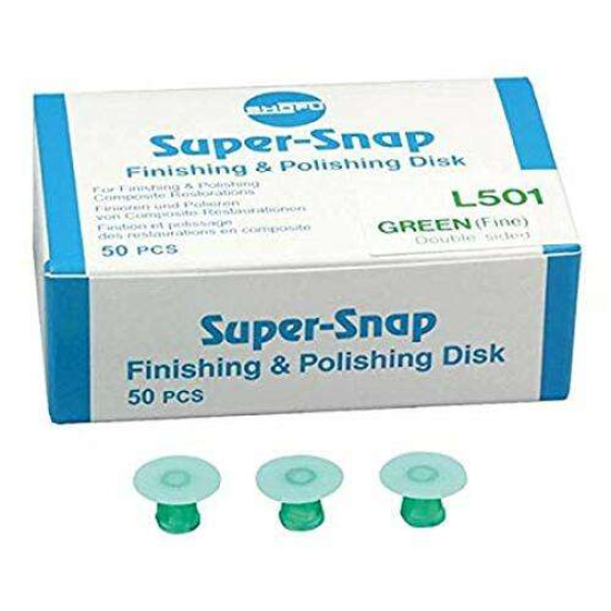 Super-Snap Polishing Disc Aluminum Oxide Fine Regular Double Sided 50/Bx