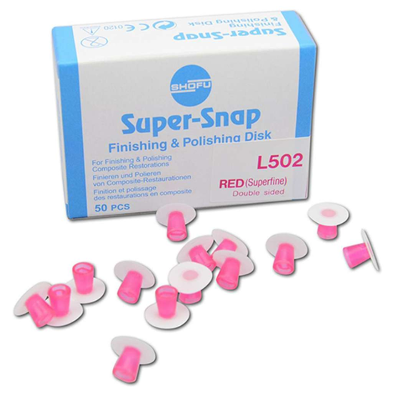 Super-Snap Super Polishing Disc Aluminum Oxide Super Fine CA Double Sided 50/Bx