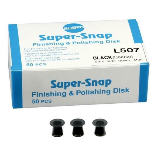 Super-Snap Contouring Disc Silicone Carbide Coarse Mini Single Side 50/Bx