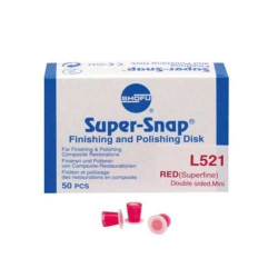 Super-Snap Super Polishing Disc Aluminum Oxide Super Fine Mini CA 2Sd 50/Bx
