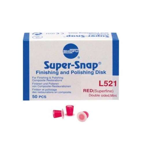 Super-Snap Super Polishing Disc Aluminum Oxide Super Fine Mini CA 2Sd 50/Bx