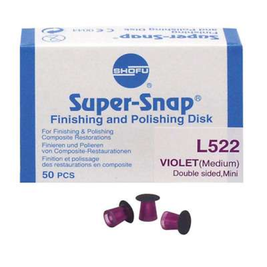 Super-Snap Finishing Disc Silicone Carbide Medium Double Sided 50/Bx