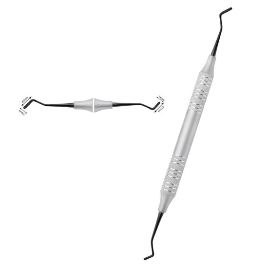 Composite Filling Instruments Double ended Vertical In and Off set Angled, 1.8×8.00MM