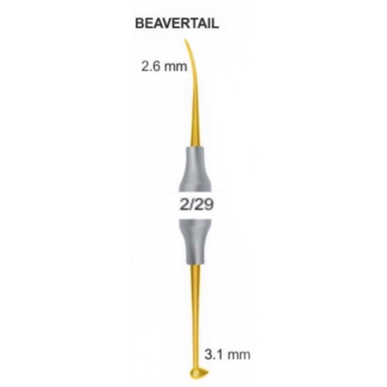 Burnishers 2/29 BEAVERTAIL 2.6 mm / 3.1 mm