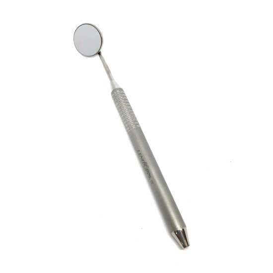 Dental Mouth Mirror Handle Cone Socket, Front Surface Rhodium Coated Mirror # 5
