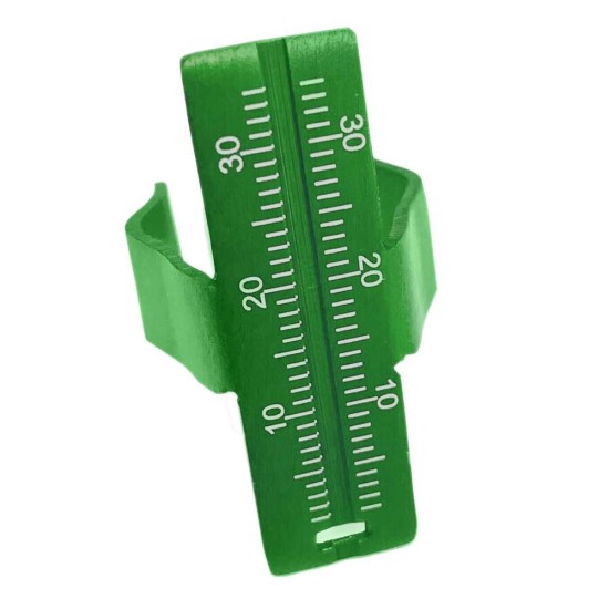 Endo Finger Ruler-Measuring Scale GREEN