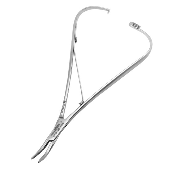 Smaha Elastomeric ligature placing forceps 14cm Curved