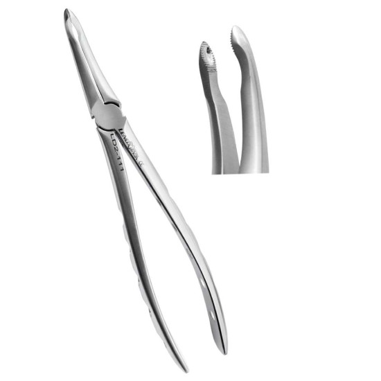 Dental Extracting Forceps Upper Roots Fig 44, Micro Serrated Edges