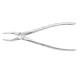 Bayonet Upper Roots Forceps – Micro Serrated Edges