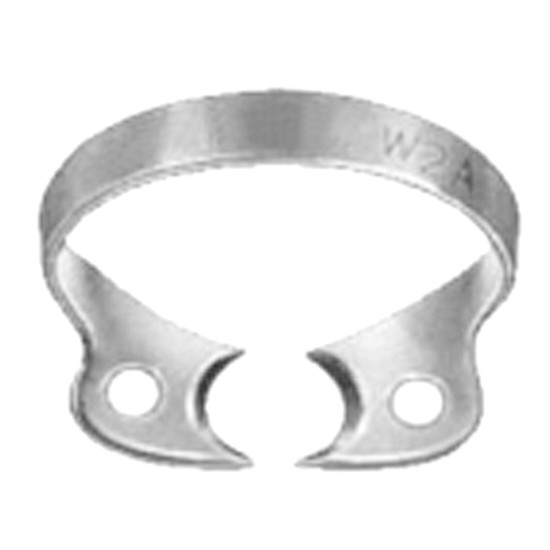 Rubber Dam Clamps Fig. W2A Rubber Dam Clamps Fig. W2A