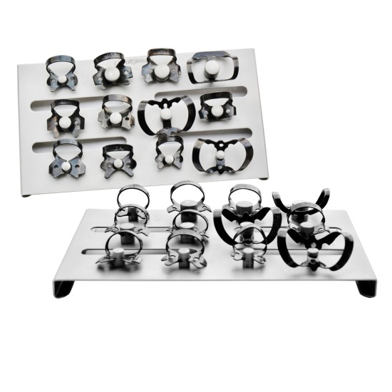 Black Rubber Dam Clamps Kit 12PCS Black Rubber Dam Clamps Kit 12PCS