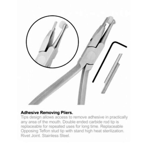 Adhesive Removing Pliers TC