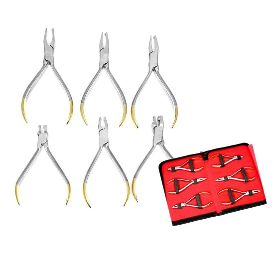 Retainer Invisible Clear Brace Aligner Pliers Set of 6PCS