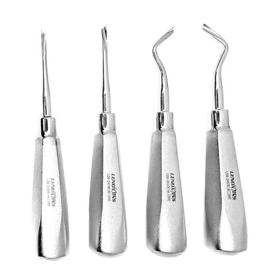 Root Fragment Removal Elevators Set Of 4,Twist Style