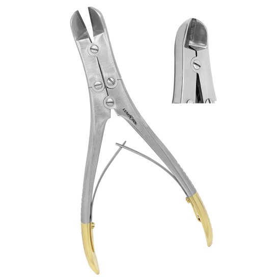 Wire Cutter TC Insert, Double Action 18cm