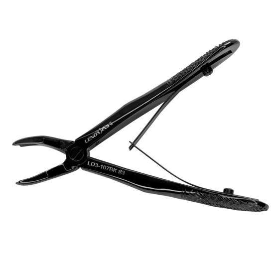 Pediatric Extracting Forceps Set of 7 – Black Titanium Coated