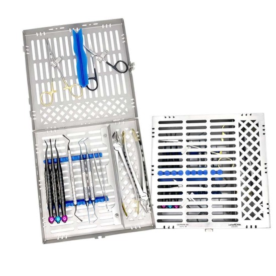 Atraumatic Extraction Kit, 11 Instruments In Cassette