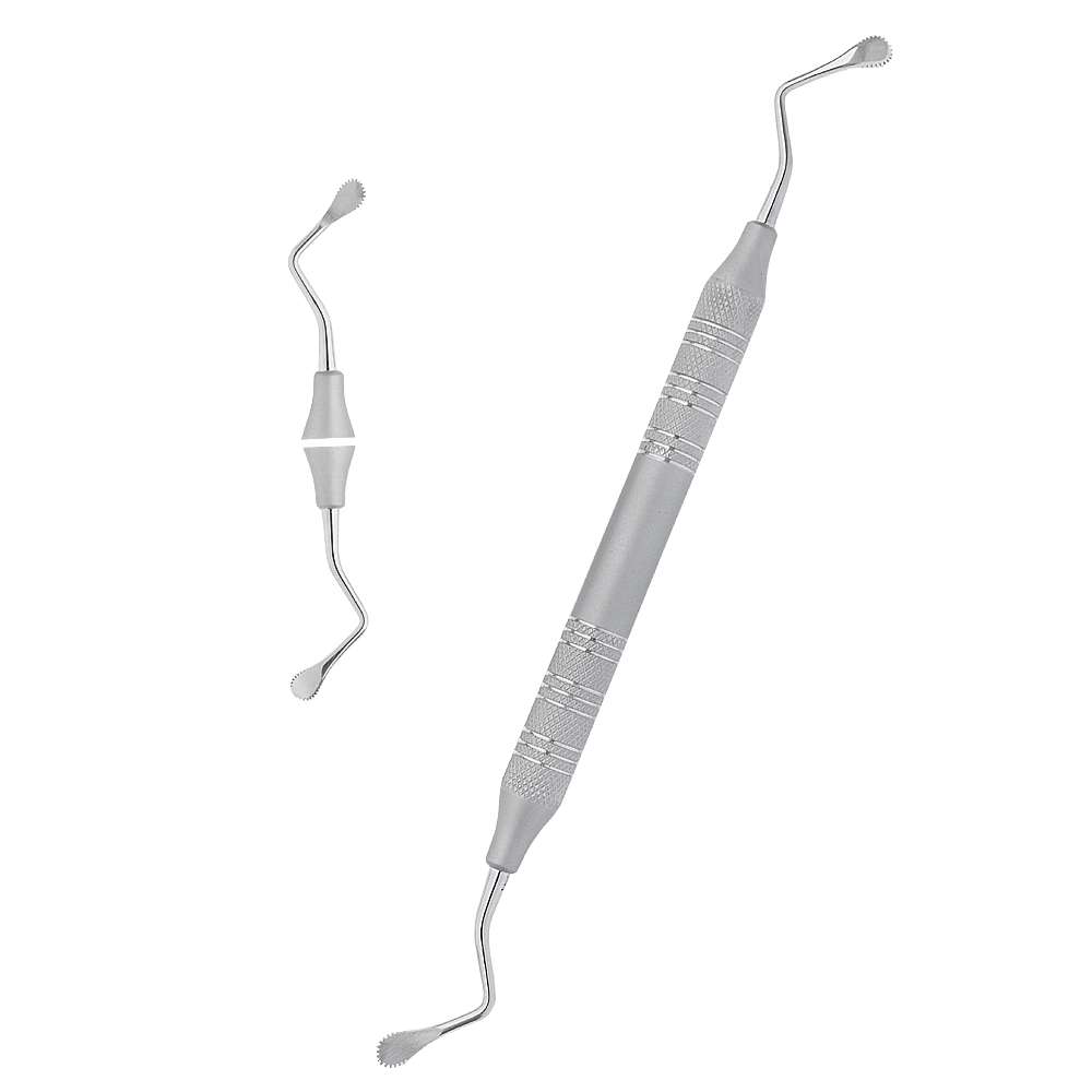 Kit D'instruments De Micro-chirurgie Buccale Lucas - Curettes Et élévateurs En Inox
