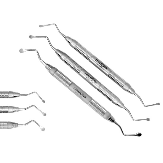 Lucas Bone Curettes Set Of 3 Serrated