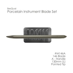 Porcelain Instrument 146-Blade with A-Handle (L)130mm & Pointed End
