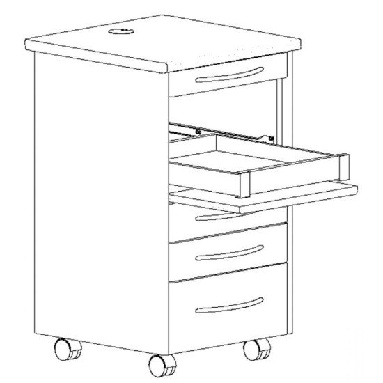 Mobile Cart, Assistant’s Cart | MCA-18