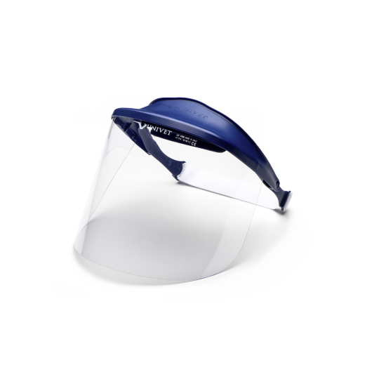 710 - Clear Face Shield - Blue