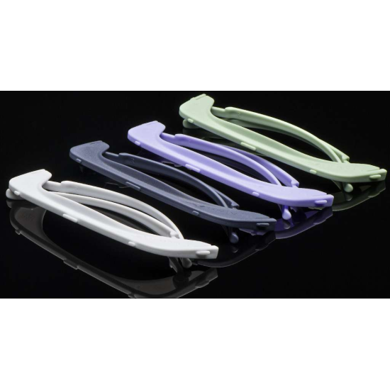 712 Foldable Eye Protector - Clear/Dark Blue