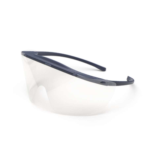 712 Foldable Eye Protector - Clear/Dark Blue