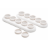 STAINING WELL TRAYS, 5 WELLS EACH, SET OF 2