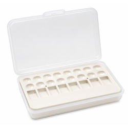 PALETTE, UNVERSAL, 16 WELLS / 7 SLANTS & MIXING AREA w/CASE