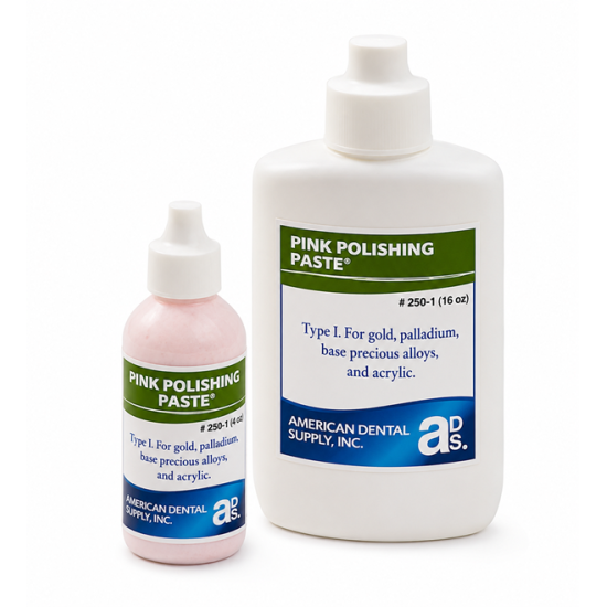 PINK POLISHING PASTE FOR ACRYLIC, 1/2 OZ.