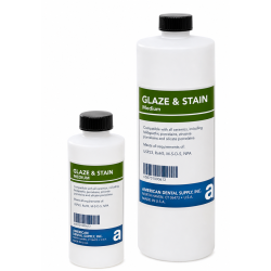 GLAZE & STAIN (GLAZE AND STAIN) MEDIUM,  1 OZ. DROPPER BOTTLE