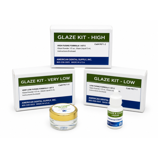 GLAZE - HIGH FUSING POWDER ONLY, 1 OZ.