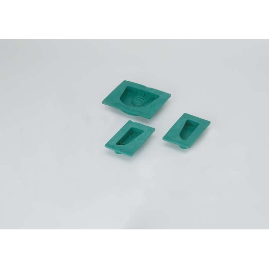 PINDEX Flexible Rubber Base Molds (Full Arch, Right & Left Quadrants), 3 pcs