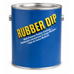 RUBBER DIP N’ COAT FOR INSTR HANDLES, CLEAR, 8 OZ.