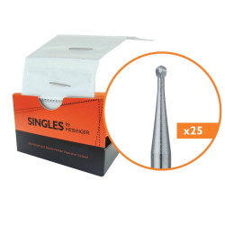 Carbides, Singles, Sterile Packed US#4 RA 25 / PK